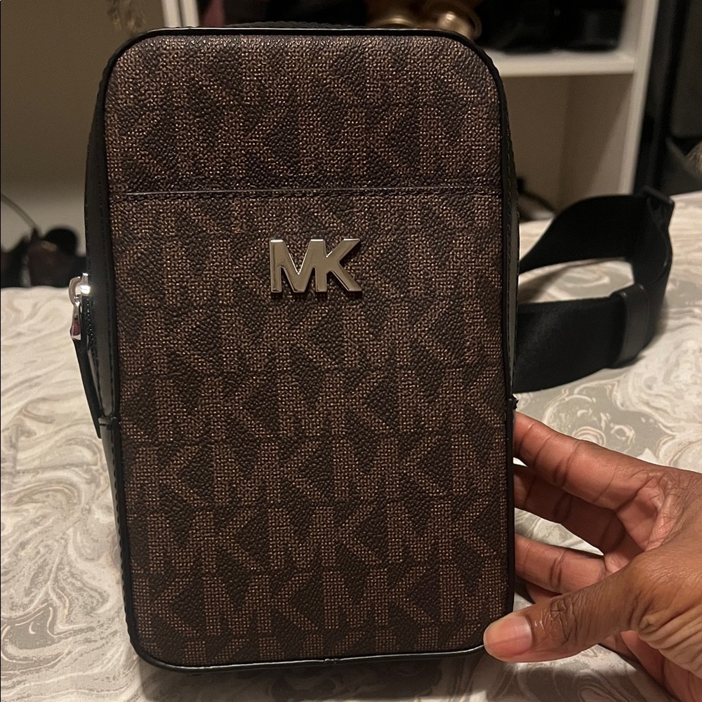 Michael Kors Black and Brown Belt Bag